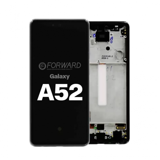 FORWARD - Samsung A52 LCD Дисплей - A525 OLED с рамка Черен