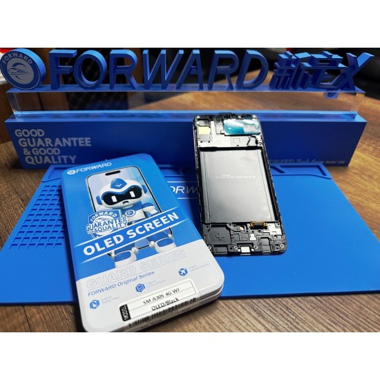 FORWARD - Samsung A30s LCD Дисплей - A307 OLED с Рамка 