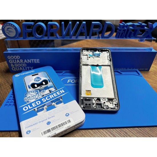 FORWARD - Samsung A34 5G LCD Дисплей - A346 OLED ЧЕРЕН с Рамка 