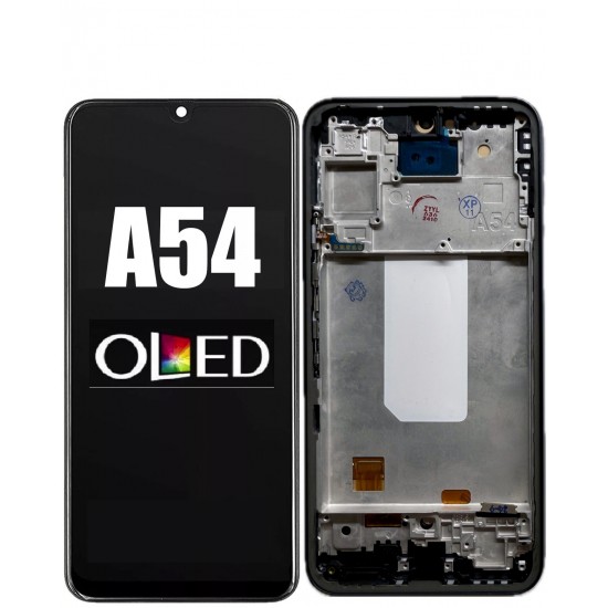 Samsung A54 5G LCD Дисплей - A546 OLED с рамка BLACK	